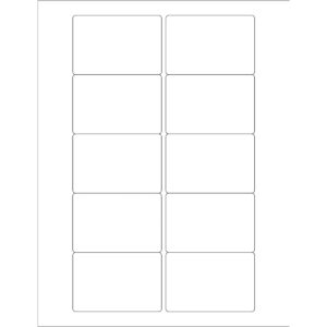 3 x 2" Weather-Resistant Laser Labels