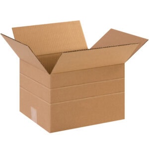 12 x 10 x 8" Multi-Depth Corrugated Boxes