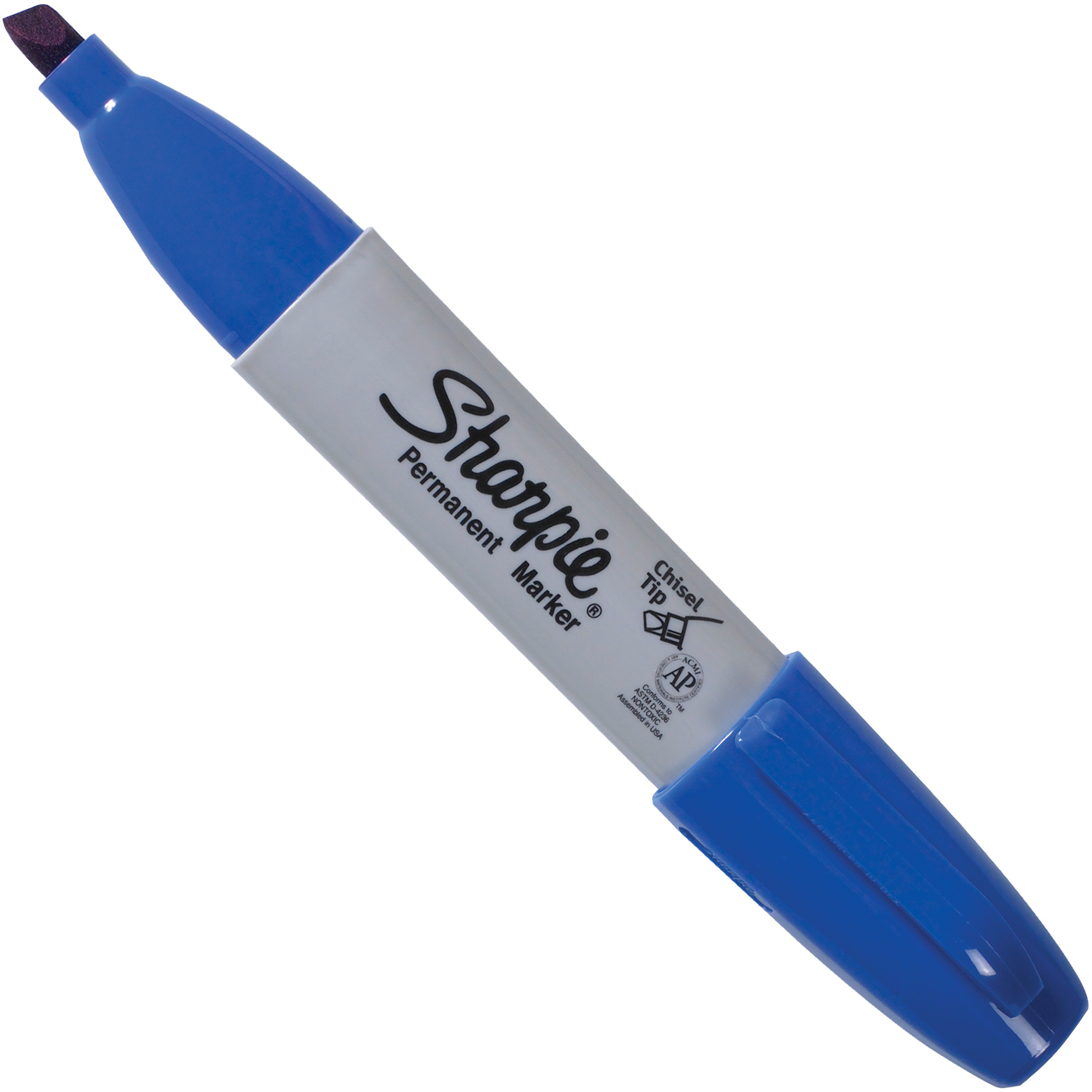 Sharpie Blue Color Blue Sharpie® Chisel Tip Markers | Hybrid Shipping Supplies
