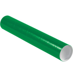 3 x 18" Green Tubes with Caps
