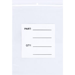 8 x 10" - 4 Mil Parts Bags w/ Hang Holes