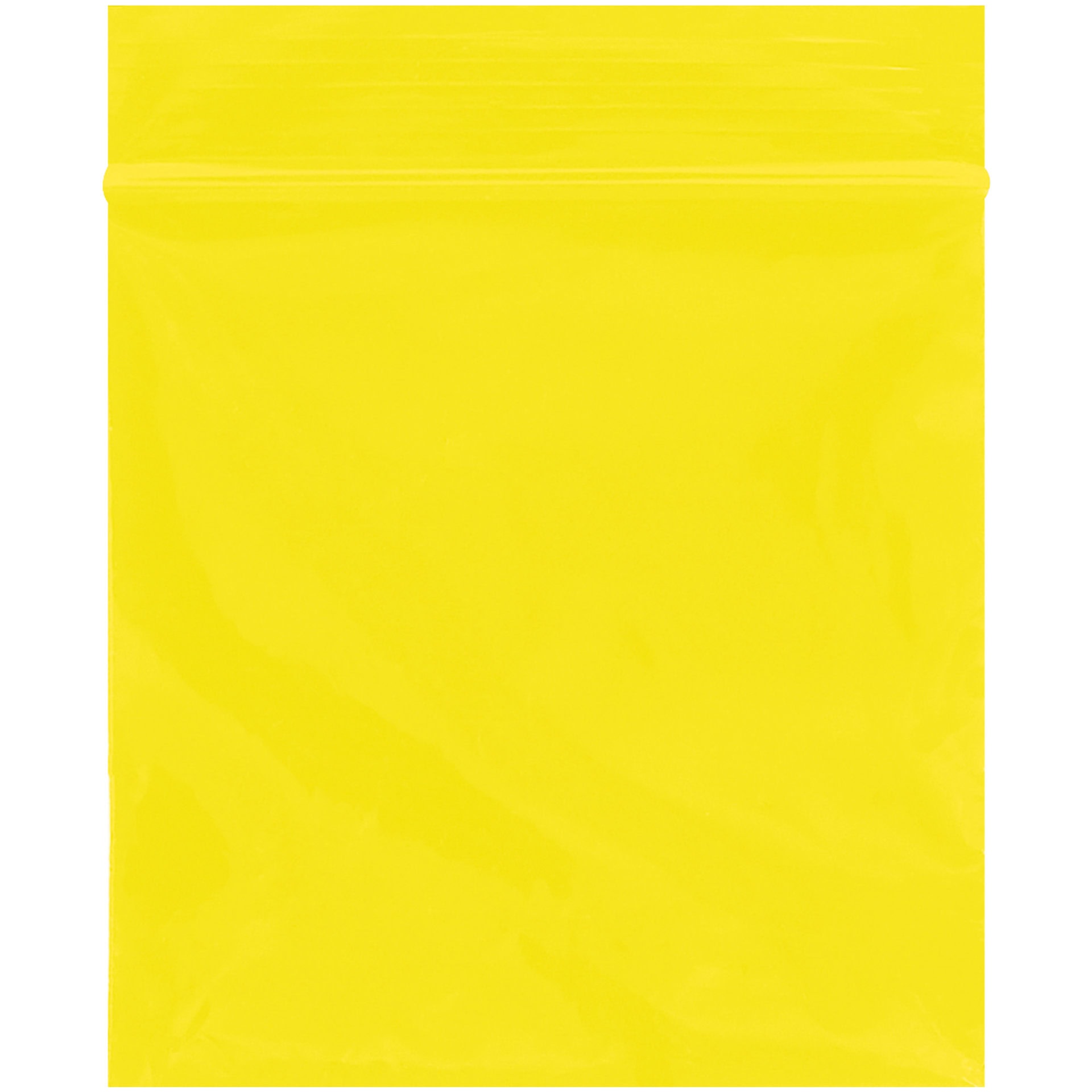 3 x 3" - 2 Mil Yellow Reclosable Poly Bags