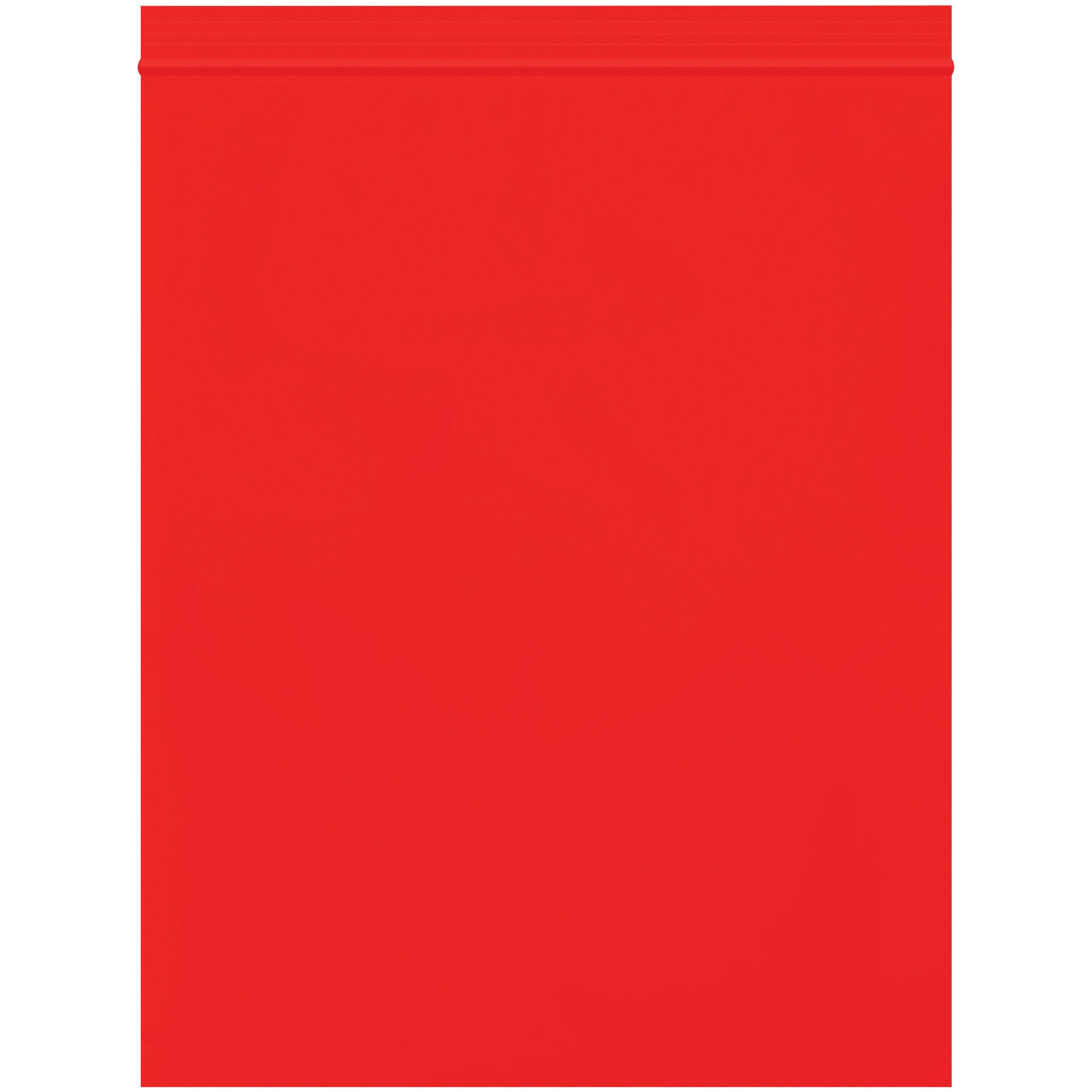 8 x 10" - 2 Mil Red Reclosable Poly Bags