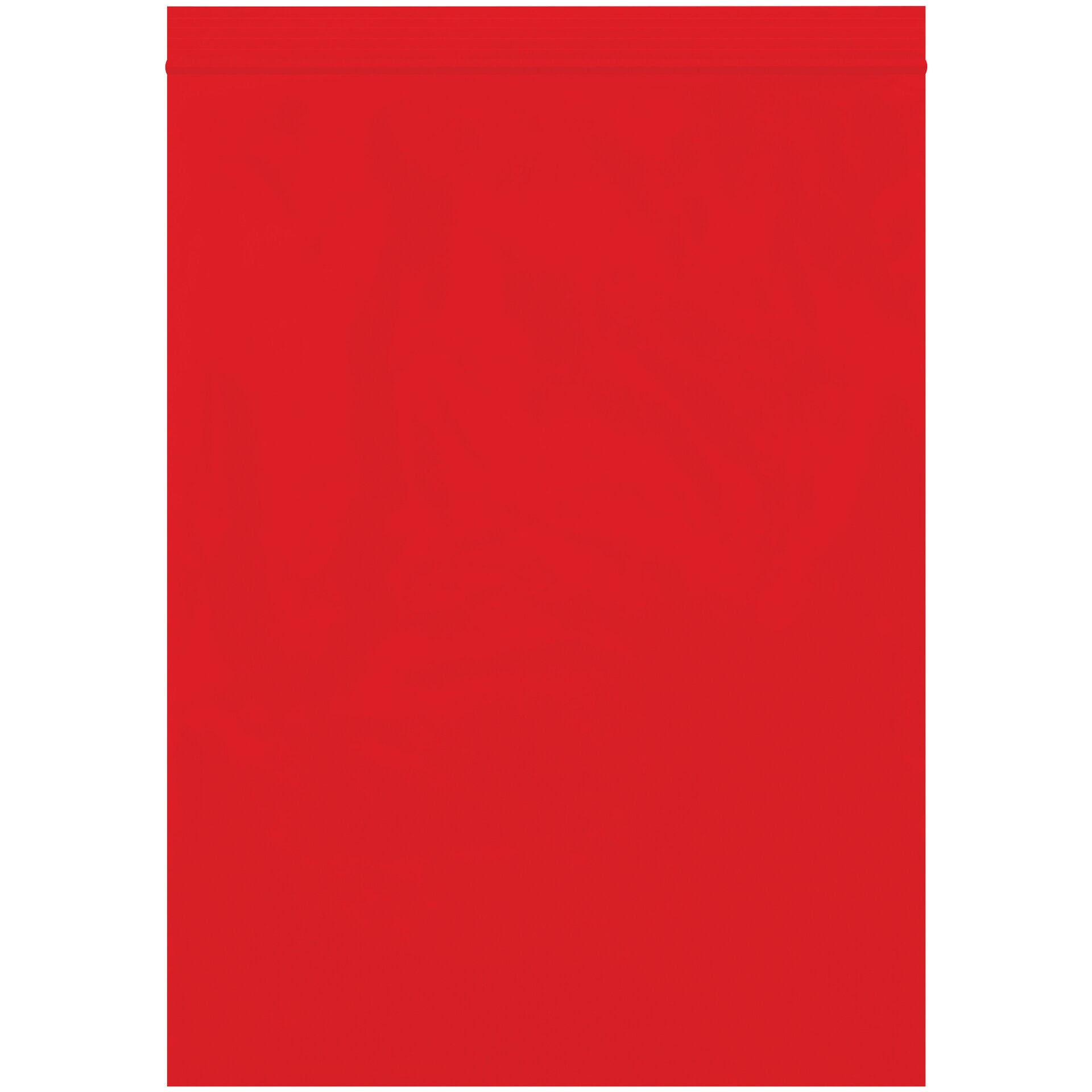 9 x 12" - 2 Mil Red Reclosable Poly Bags