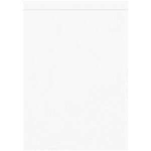 9 x 12" - 2 Mil White Reclosable Poly Bags