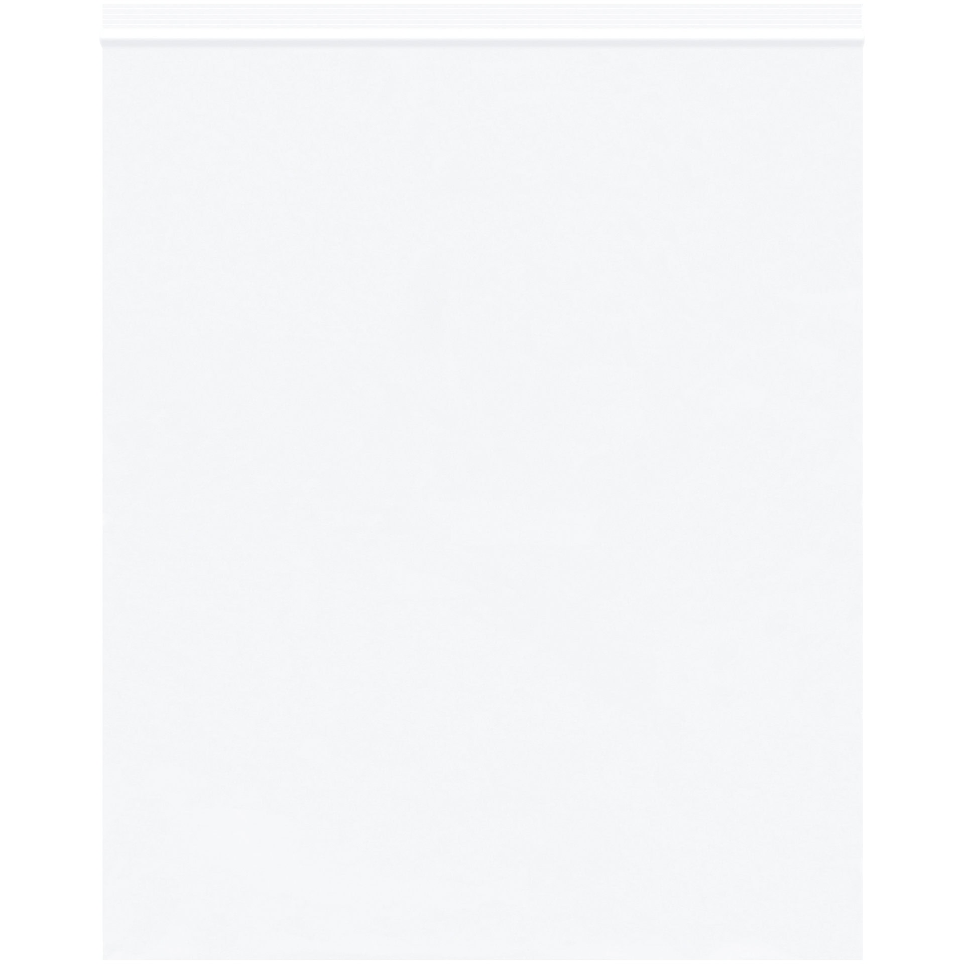 10 x 12" - 2 Mil White Reclosable Poly Bags