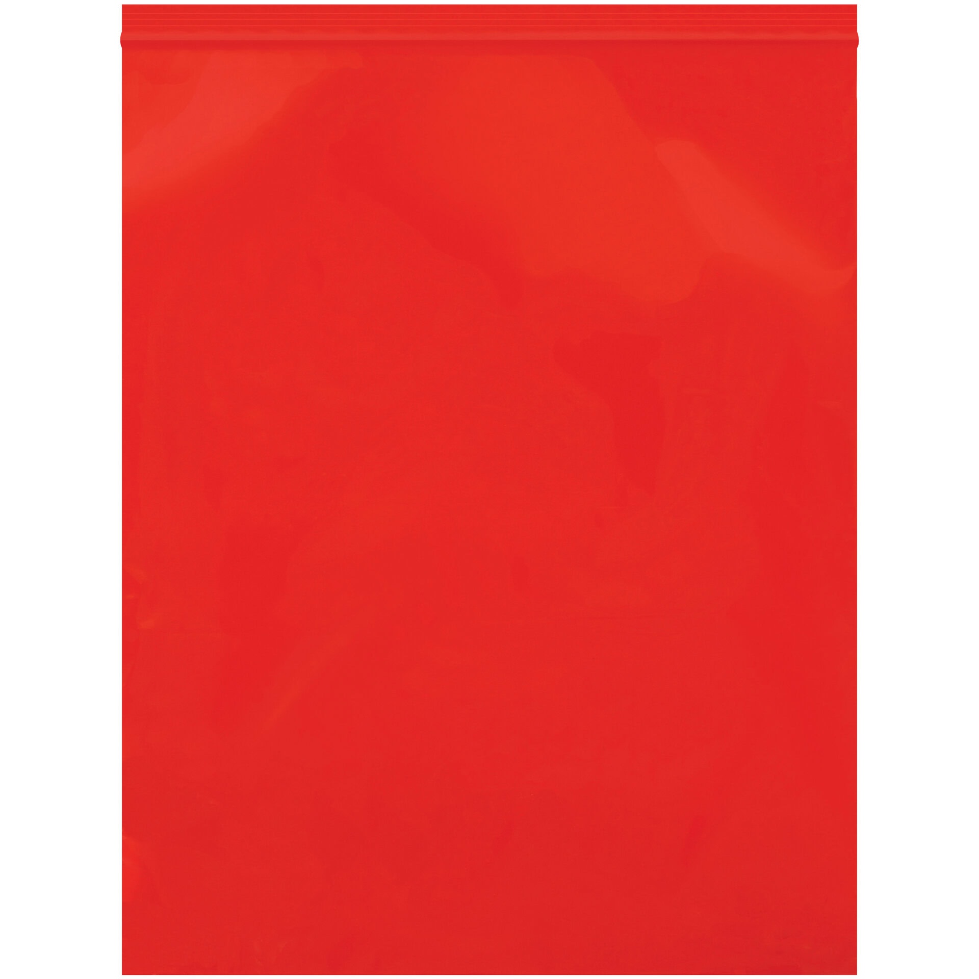 12 x 15" - 2 Mil Red Reclosable Poly Bags