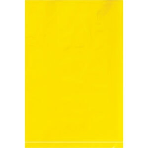 6 x 9" - 2 Mil Yellow Flat Poly Bags