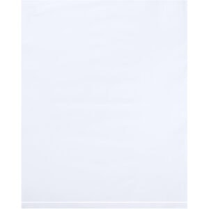 8 x 10" - 2 Mil White Flat Poly Bags